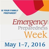 It's Emergency Preparedness Week - are you ready?