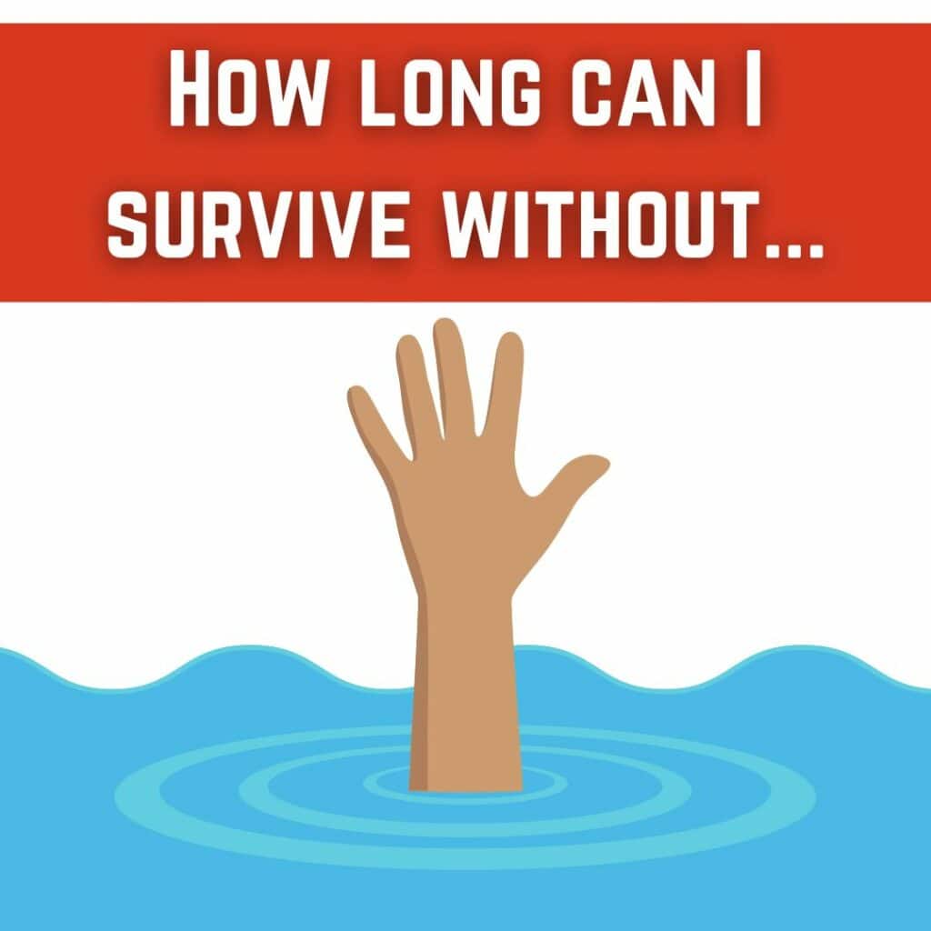 How long can I survive without…?