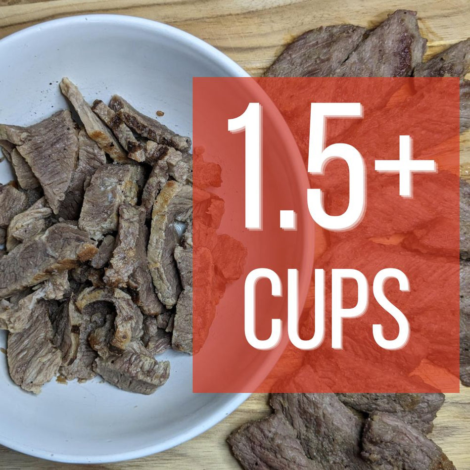 Freeze Dried Steak Strips 100g
