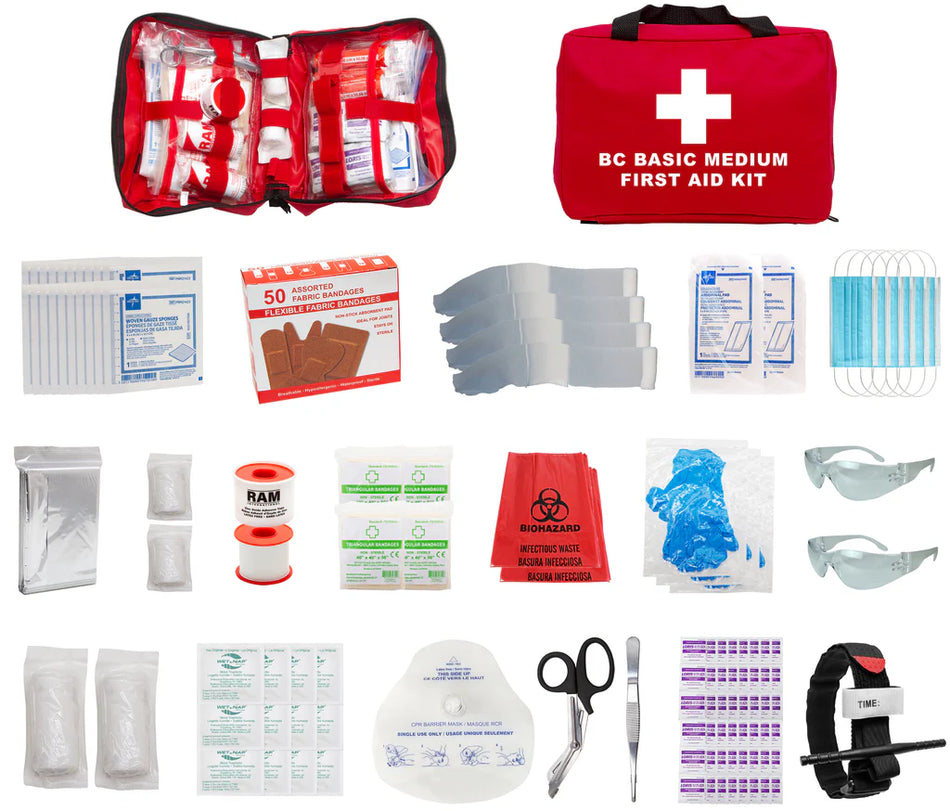 Worksafe BC Basic Medium First Aid Kit