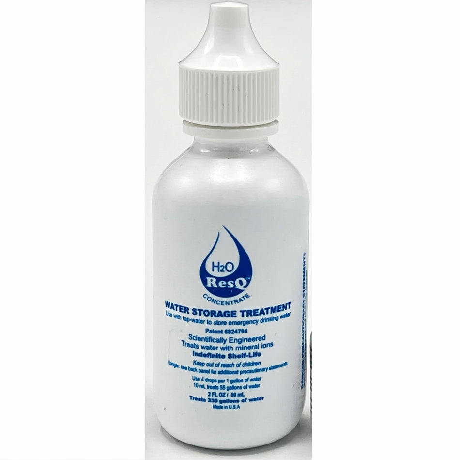 H2O ResQ Copper Silver Ion Water Storage Treatment Drops