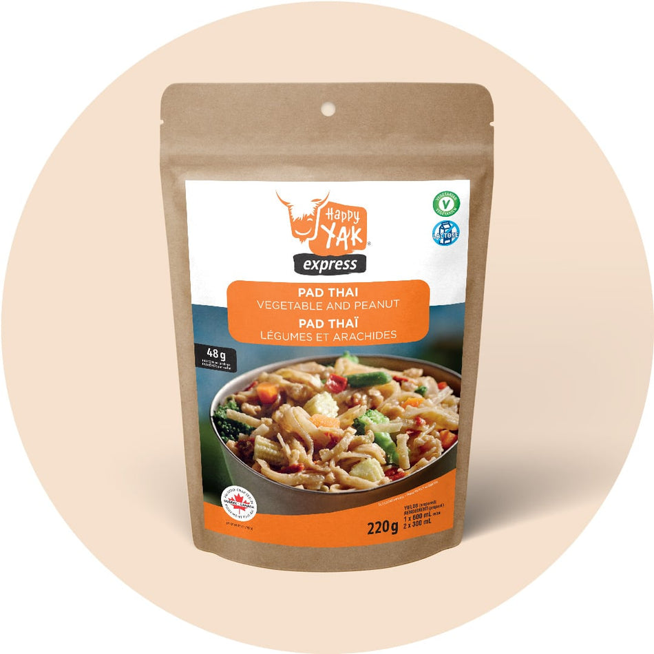 Happy Yak Pad Thai with Peanuts and Vegetables