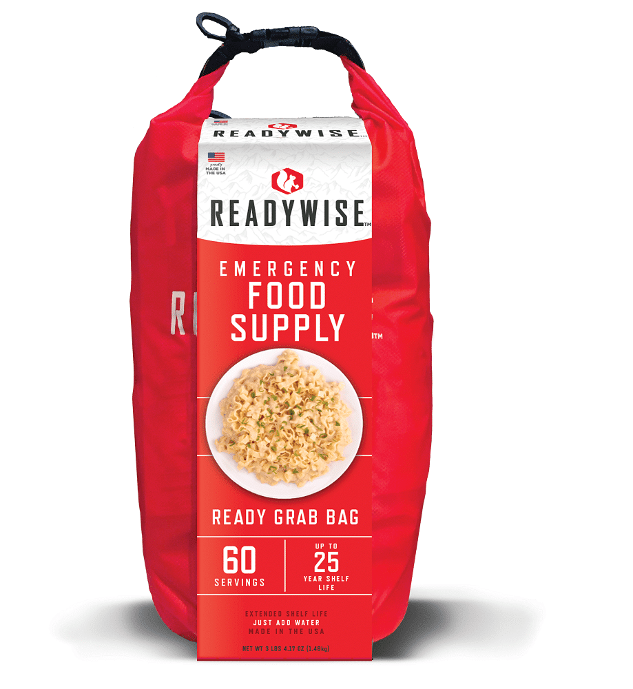 ReadyWise 7 Day Emergency Grab Bag 60 Servings