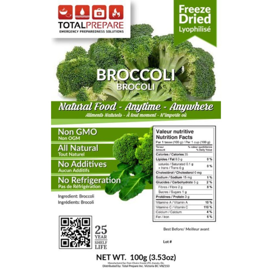 Freeze Dried Broccoli 100g