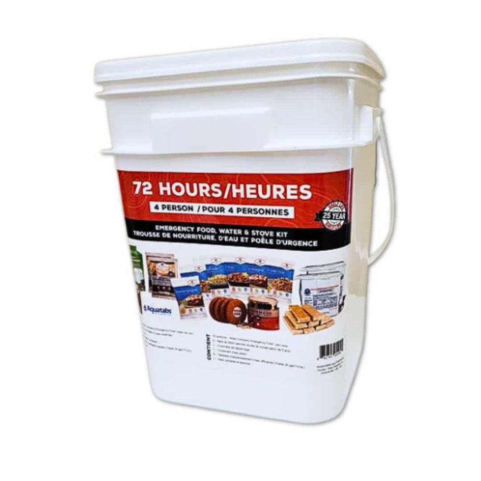 72 Hr Food, Water, and Stove Kit - 4 Person