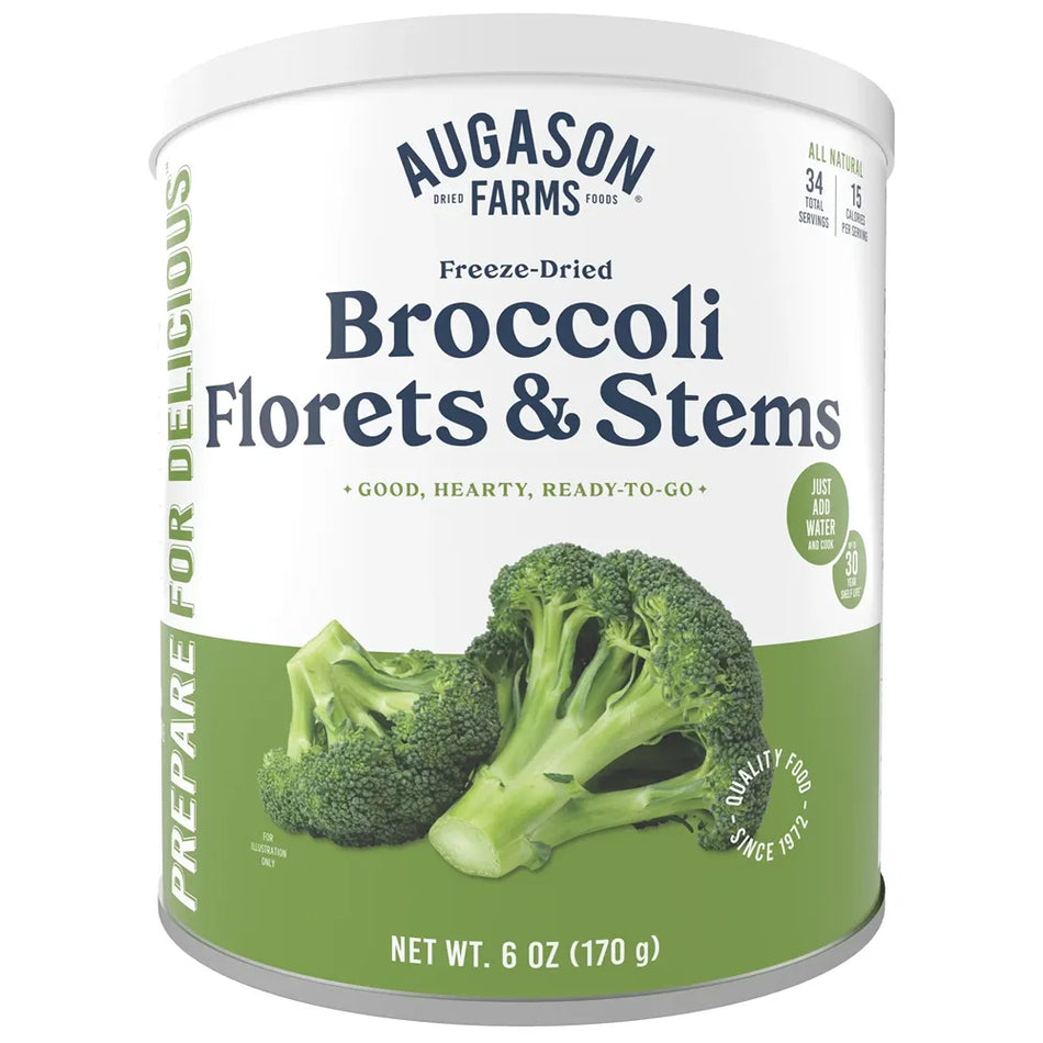 Augason Farms Freeze-Dried Broccoli Florets