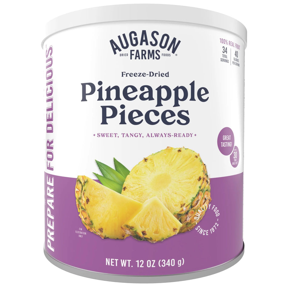 Augason Farms Freeze-Dried Pineapple Pieces