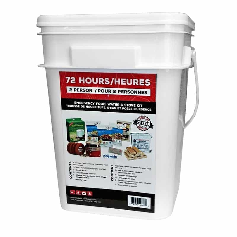 72 Hr Food, Water, and Stove Kit - 2 Person