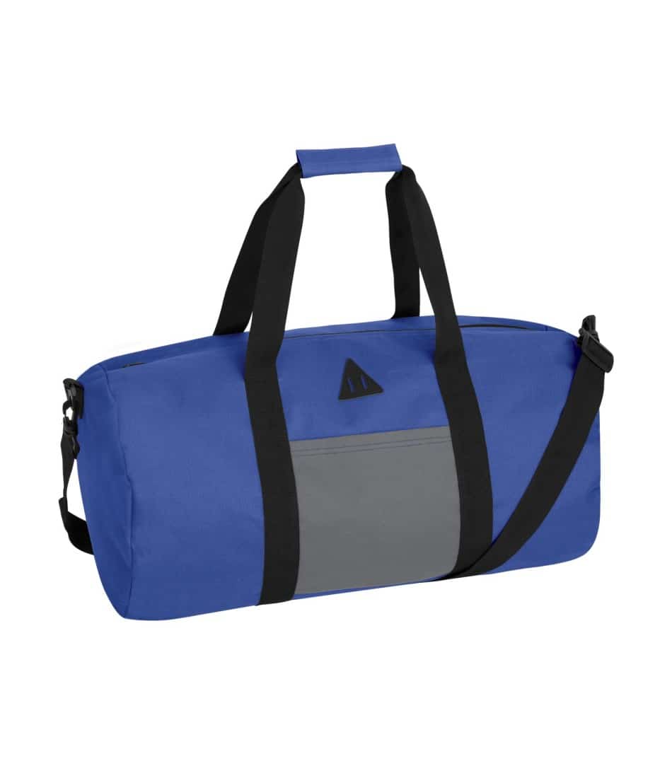 Blue Retro Duffel Bag