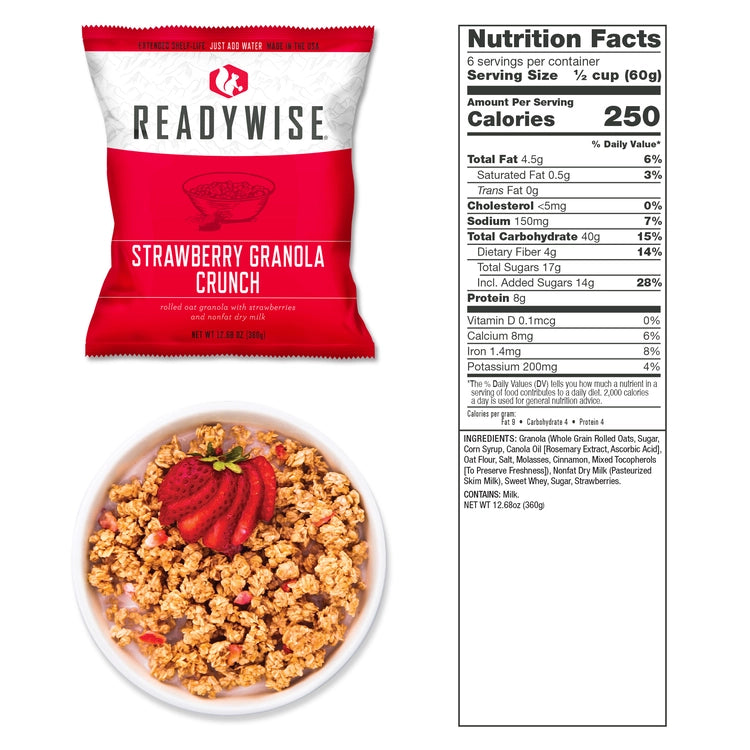 ReadyWise - Strawberry Granola Crunch