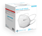 1010A-E N95 Mask fold flat with ear loops