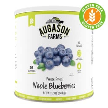 Augason Farms Blueberries with GF Symbol