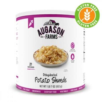 Augason Farms Potato Shreds with GF symbol