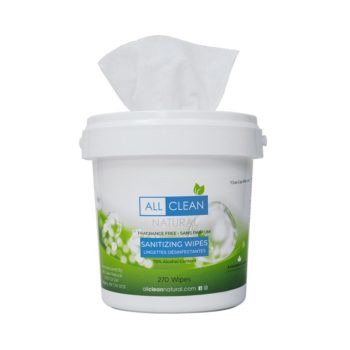 Small Pail of Sanitizing Wipes (270 count)