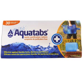 Aquatabs 20L tablet packaging
