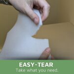 Bath in a Bag Body wipe is easy-tear so you can just take what you need