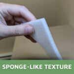 Bath in a bag body wipe has a spongelike texture