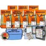 Fire REHAB Accountability System + Vest And Flag Kit
