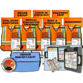 Fire REHAB Accountability System + Vest And Flag Kit