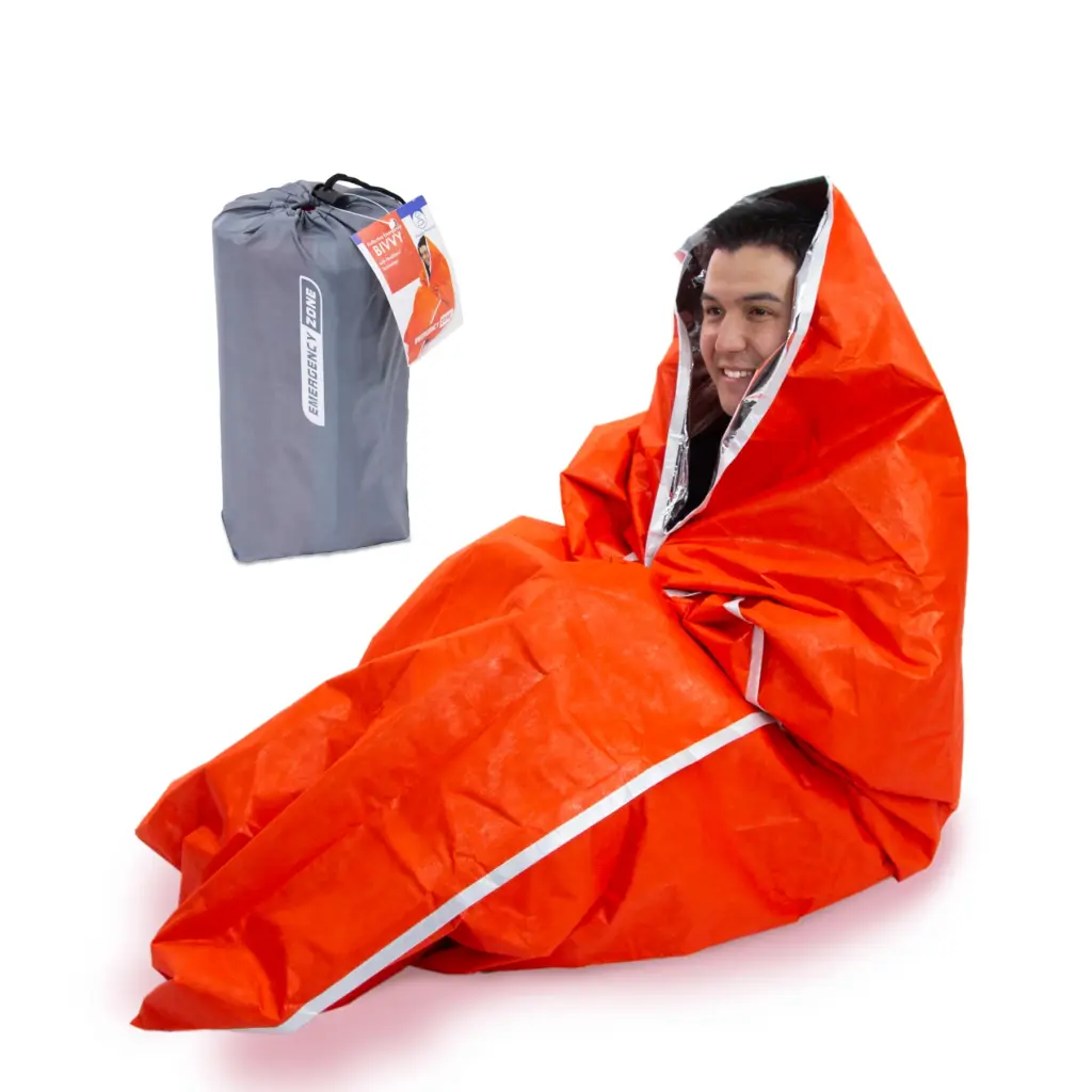 Heatstore reflective bivvy sleeping bag
