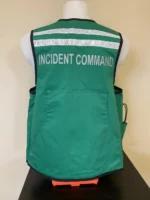 ICS Vest Green back ref letters