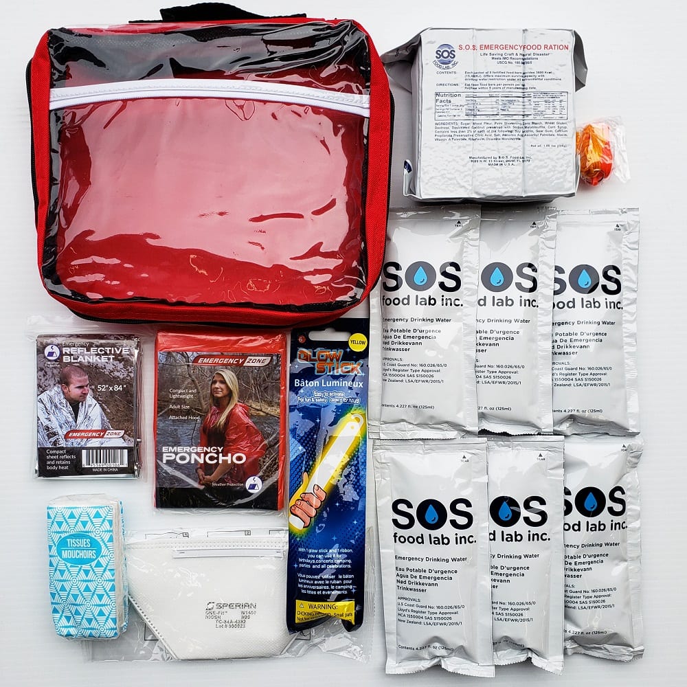 the contents of an individual essentials kit