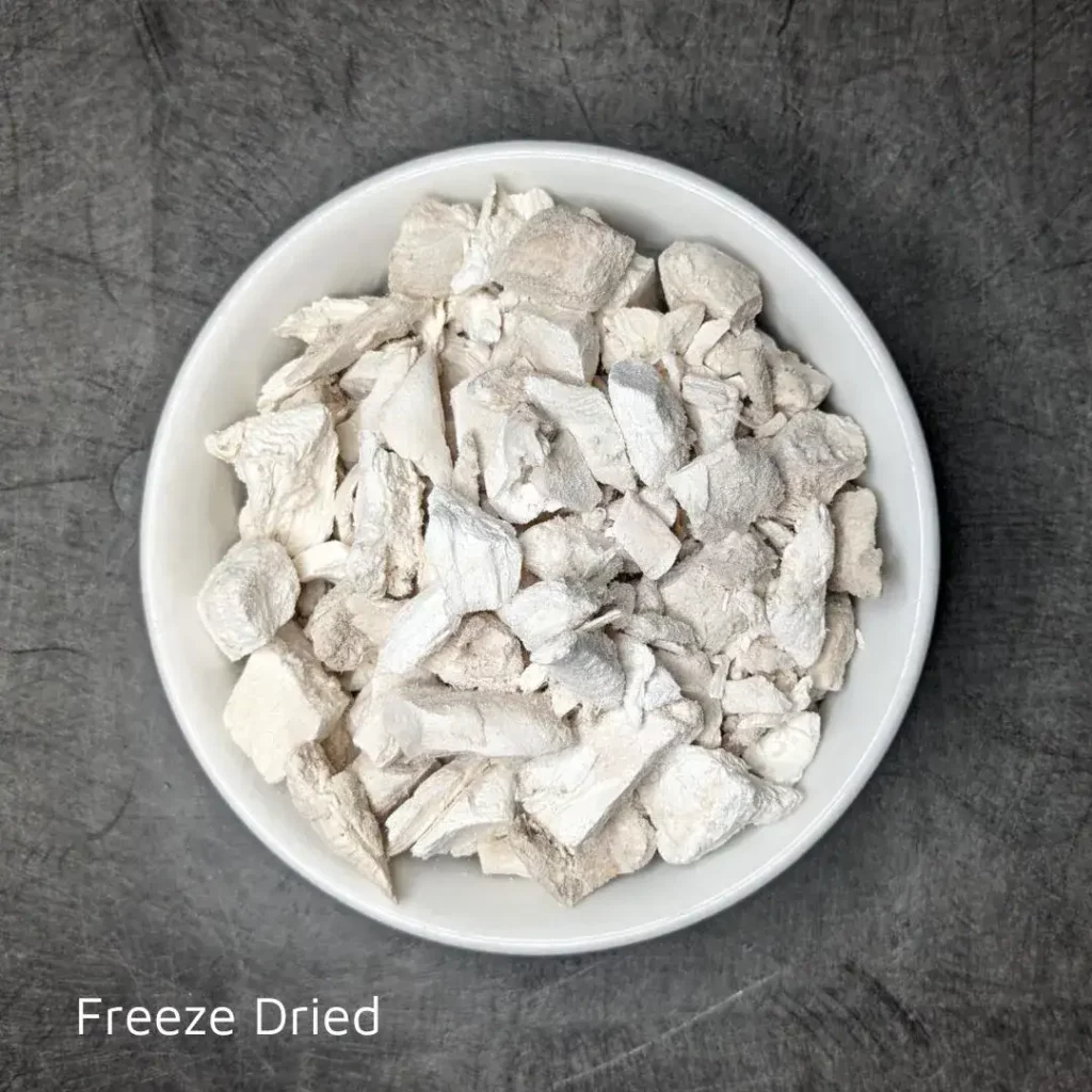 Freeze Dried Chicken out of package