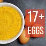 Freeze Dried Egg Crystals - 212g pack is equivalent to over 17 eggs