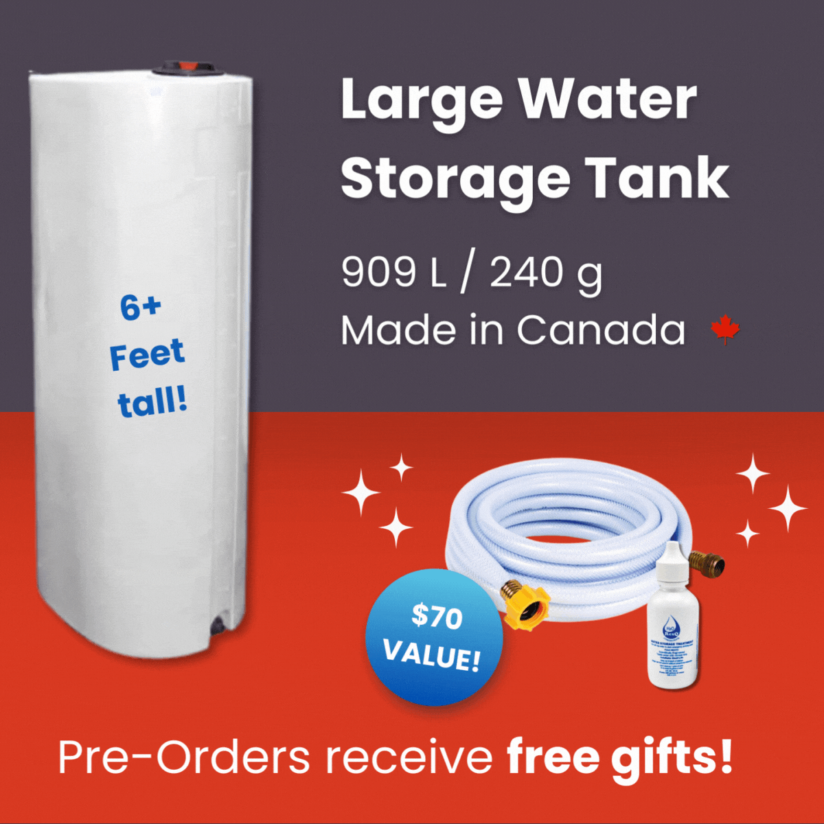 NEW Large Water Storage Tank