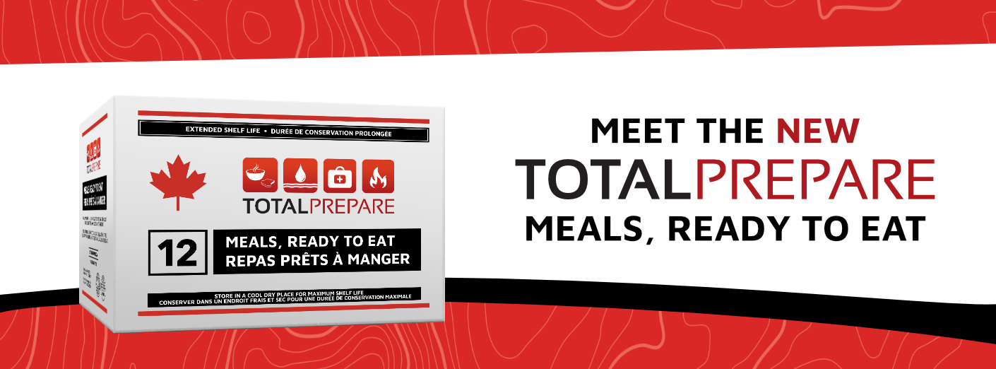 Text says: Meet the new Total Prepare meals, ready to eat.