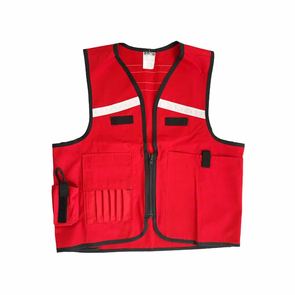 Total Prepare Incident Command Vest - Red