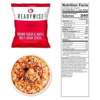 ReadyWise Brown Sugar Maple Multi-Grain Cereal