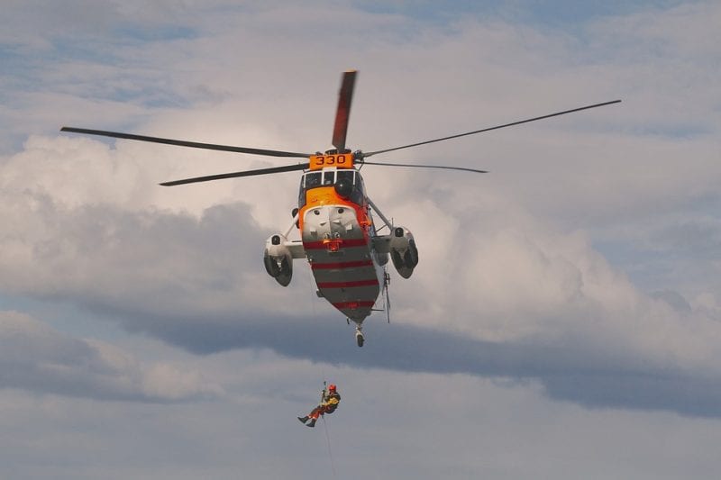 Rescue Insurance helps with heli lift costs